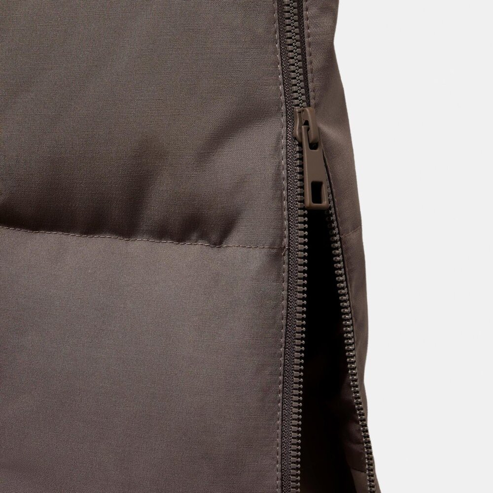 Zara WATER-REPELLENT WINDPROOF DOWN JACKET WITH HOODIE MINK 0/3046/229 - Picture 5 of 7